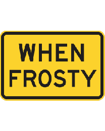 When Frosty Sign 