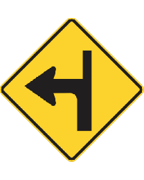 Modified Intersection (L or R) Sign 