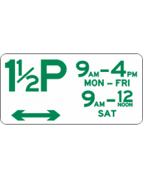 90 Minute Parking Sign