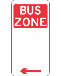 Bus Zone Sign