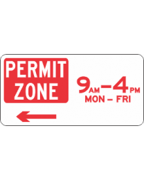 Permit Zone Sign