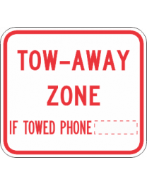 Tow - Away Zone Sign