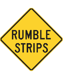 Rumble Strips Sign