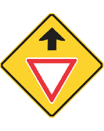 Give Way Sign Ahead