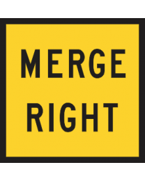 Merge Right Sign