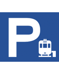 Parking Area -Train Sign