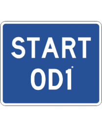 Over Dimensional Route Marker - Start 