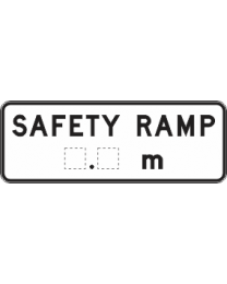 Safety Ramp ...m Sign