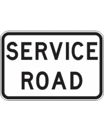 Service Road Sign