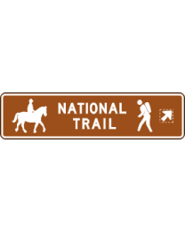National Trail Direction Sign 