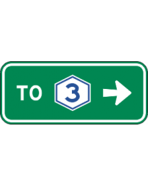 Freeway Approach Sign