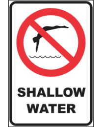 Shallow Water Sign