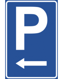 Parking On Left Sign