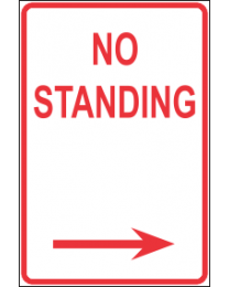 No Standing Sign