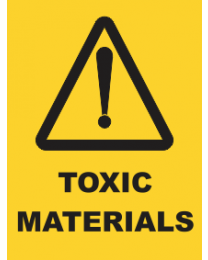 Toxic Materials Sign
