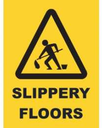 Slippery Floors Sign