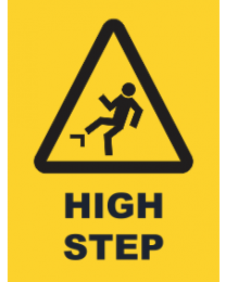 High Step Sign