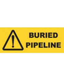 Buried Pipeline Sign