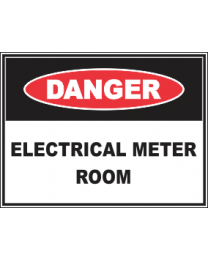 Electrical Meter Room Sign