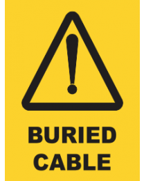 Buried Cable Sign
