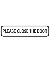Please Close The Door Sign