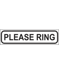 Please Ring Sign