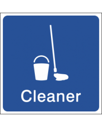 Cleaner Sign