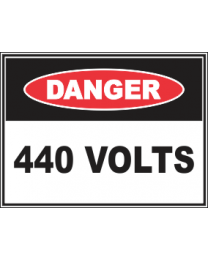 440 Volts Sign