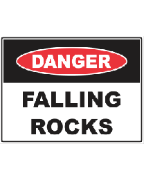 Falling Rocks Sign