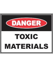 Toxic Materials Sign