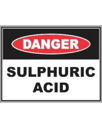 Sulphuric Acid Sign