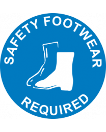 Safety Footware Required Sign