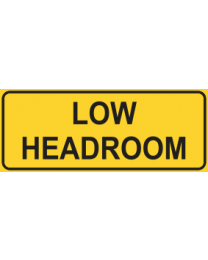 Low Headroom sign