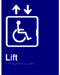 Disabled Lift Sign