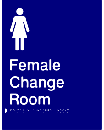 Female Change Room Sign