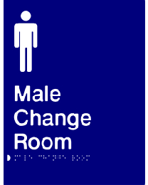 Male Change Room sign