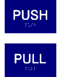 Push & Pull Sign