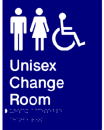 Unisex Change Room Sign