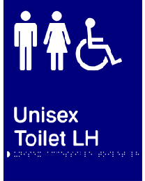 Unisex Toilet LH Sign