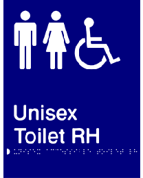 Unisex Toilet RH Sign