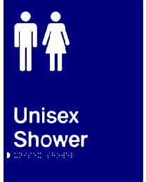 Unisex Shower Sign