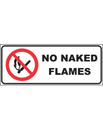 No Naked Flames Sign