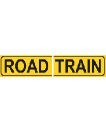 Road Train Sign