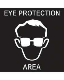 Eye Protection Area Sign