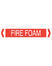 Fire Foam Pipe Markers