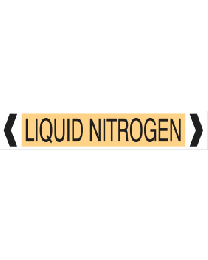 Liquid Nitrogen Pipe Markers