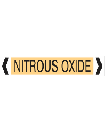 Nitrous Oxide Pipe Markers