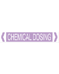 Chemical Dosing Pipe Markers 