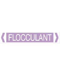Flocculant Pipe Markers