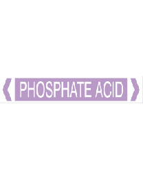 Phosphate Acid Pipe Markers